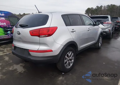 2015 Kia Sportage Lx из США, поврежденный, VIN KNDPBCAC1F7678727
